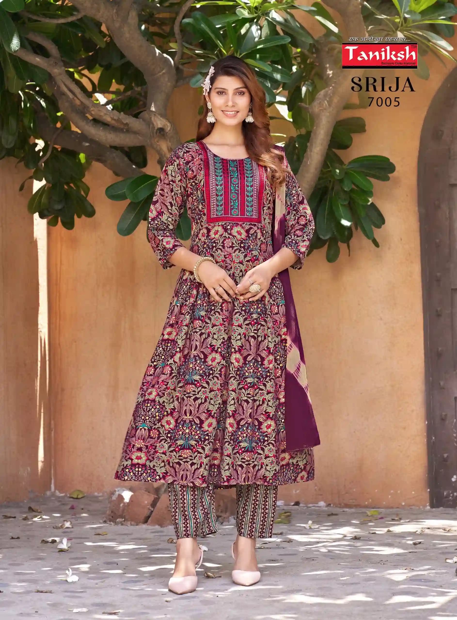 Taniksh Srija Vol 7 Rayon Print Wholesale Readymade Salwar Suit Catalog — Wholesale Readymade Suit, MPA wholesale from Surat - Gallery Image 2